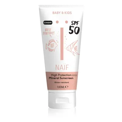 Naif Baby & Kids Sun Cream SPF crema protettiva abbronzante per bebè e bambini SPF