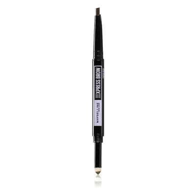 MAYBELLINE NEW YORK Express Brow Satin Duo matita e polvere per sopracciglia duo colore - Dark B