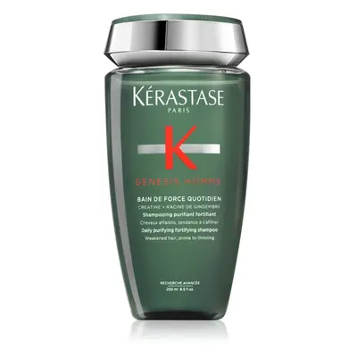 Kérastase Genesis Homme Bain de Force Quotiden shampoo detergente e nutriente per capelli deboli