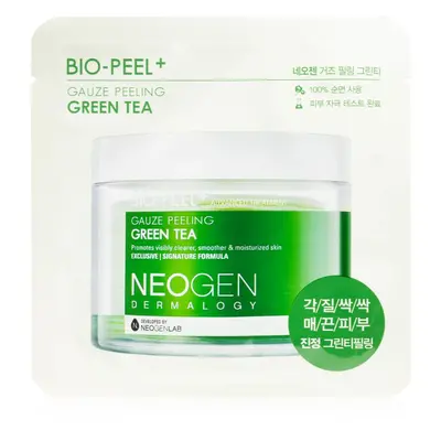 Neogen Dermalogy Bio-Peel+ Gauze Peeling Green Tea dischetti esfolianti viso illuminante e idrat