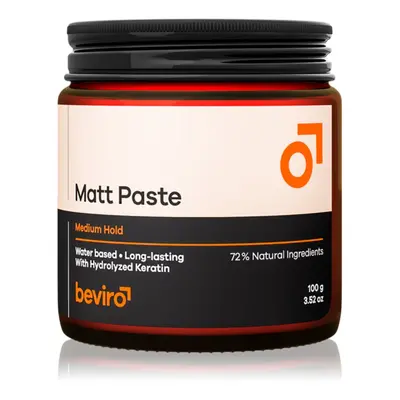 Beviro Matt Paste Medium Hold dentifricio per capelli Matt