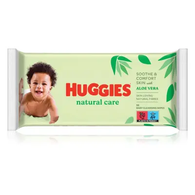 Huggies Natural Care salviette detergenti con aloe vera