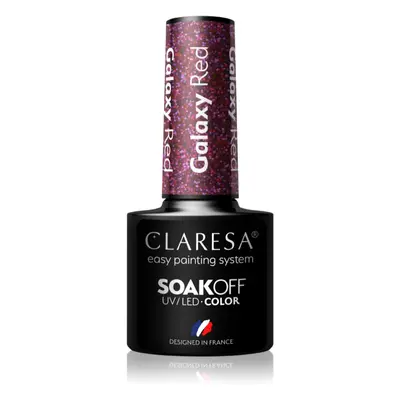 Claresa SoakOff UV/LED Color Galaxy gel smalto colore Red