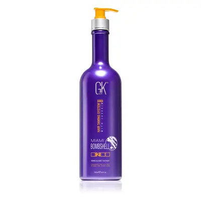 GK Hair Miami Bombshell Taming Blonde Treatment maschera alla keratina per capelli biondi e con 