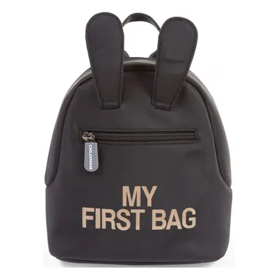 Childhome My First Bag Black zaino per bambini 20x8x24 cm