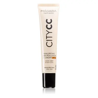 MÁDARA City CC CC cream per tinta uniforme SPF colore Light