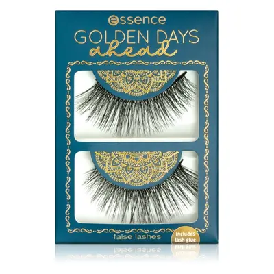 essence GOLDEN DAYS ahead ciglia finte con colla e applicatore