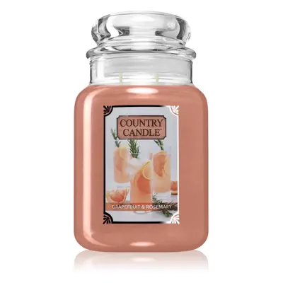 Country Candle Grapefruit & Rosemary candela profumata