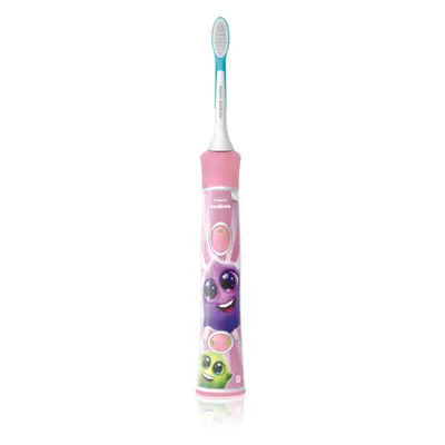 Philips Sonicare For Kids HX6352/42 spazzolino elettrico sonico per bambini con Bluetooth Pink