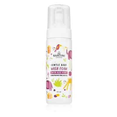 SANTINI Cosmetic Gentle Baby mousse detergente con aloe vera per bambini