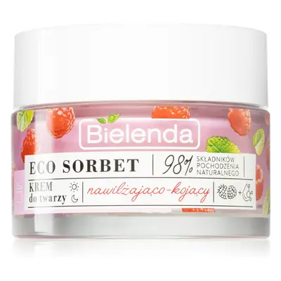 Bielenda Eco Sorbet Raspberry crema idratante e lenitiva per il viso