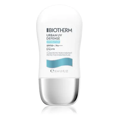 Biotherm Sun Care Urban UV Defénse Protective Hydrating Fluid SPF50+ crema idratante viso con fa