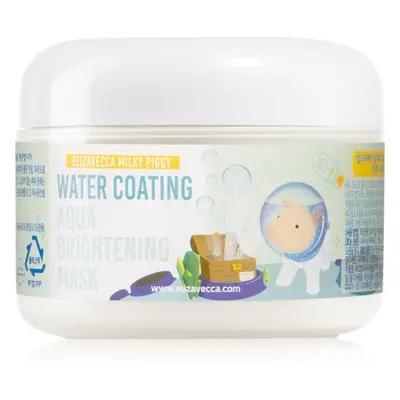 Elizavecca Milky Piggy Water Coating Aqua Brightening Mask maschera al collagene illuminante e i