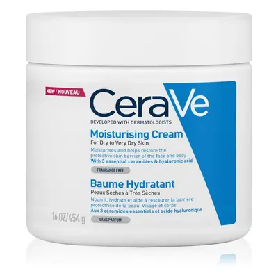 CeraVe Moisturizers crema idratante viso e corpo per pelli secche e molto secche