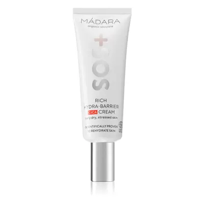 Mádara SOS+ Rich Hydra-Barrier CICA crema idratante viso