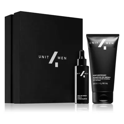 Unit4Men Barber Set Citrus & Musk confezione regalo per la barba