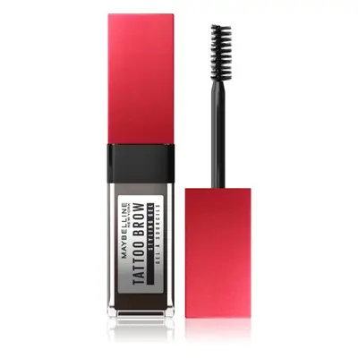 MAYBELLINE NEW YORK Tattoo Brow 36H gel per sopracciglia lunga tenuta colore Deep Brown