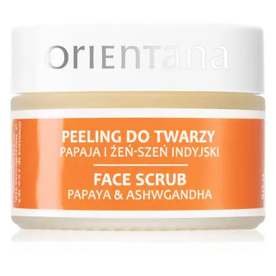 Orientana Papaya & Ashwagandha Face Scrub maschera idratante viso