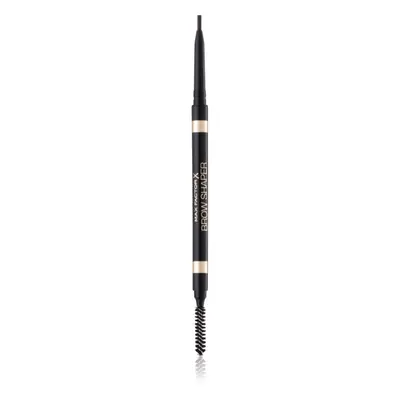 Max Factor Brow Shaper matita automatica per sopracciglia con spazzolino colore Deep Brown