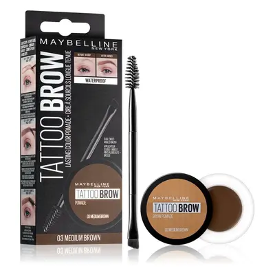 MAYBELLINE NEW YORK Tattoo Brow pomata in gel per sopracciglia colore Medium Brown 3.5 ml