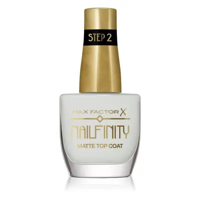 Max Factor Nailfinity Matte Top Coat gel smalto coprente effetto opaco colore Velvet Curtain