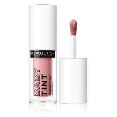 Revolution Relove Baby Tint blush liquido e lucidalabbra colore Coral