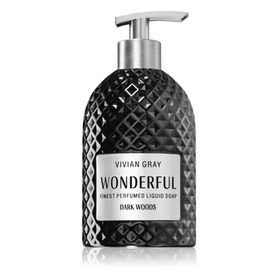 Vivian Gray Wonderful Dark Woods sapone liquido di lusso per le mani