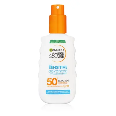 Garnier Ambre Solaire Sensitive Advanced spray abbronzante per pelli sensibili SPF 50+