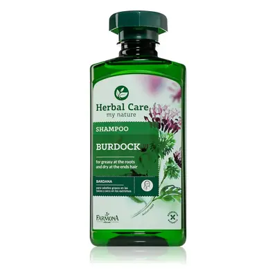 Farmona Herbal Care Burdock shampoo per cuoi capelluti grassi e punte secche