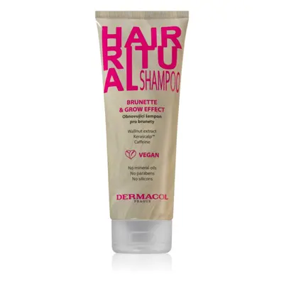 Dermacol Hair Ritual shampoo ricostituente per capelli castani