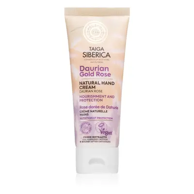 Natura Siberica Taiga Siberica Daurian Gold Rose crema nutriente per le mani