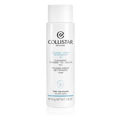 Collistar Cleansers Powder-to-cream face crema detergente