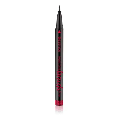 Essence Super Fine Brush Liner eyeliner in pennarello colore Black