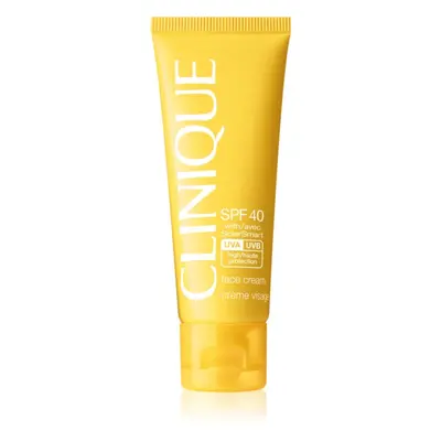 Clinique Sun SPF Face Cream crema abbronzante viso SPF