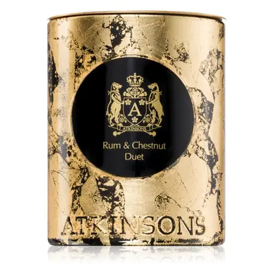 Atkinsons Rum & Chestnut Duet candela profumata