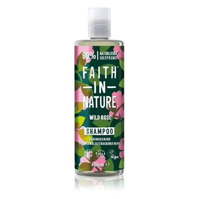 Faith In Nature Wild Rose shampoo rigenerante per capelli normali e secchi