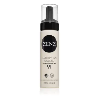 ZENZ Organic Sweet Orange No. fissante in mousse per capelli rovinati