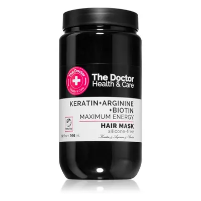 The Doctor Keratin + Arginine + Biotin Maximum Energy maschera alla keratina per capelli