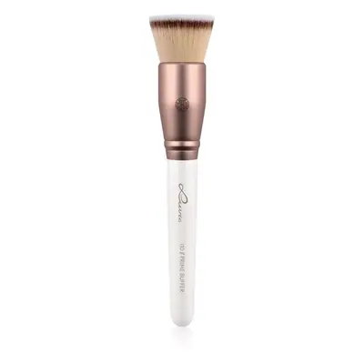 Luvia Cosmetics Prime Vegan Prime Buffer pennello conico per fondotinta Pearl White / Metallic C