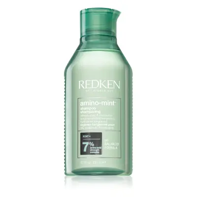 Redken Amino Mint shampoo detergente delicato per capelli che si ungono rapidamente