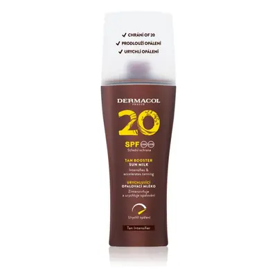 Dermacol Sun Tan Booster latte protettivo per accelerare l'abbronzatura SPF