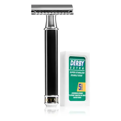 Percy Nobleman Safety Razor rasoio tradizionale + lamette di ricambio