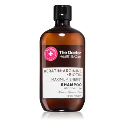 The Doctor Keratin + Arginine + Biotin Maximum Energy shampoo alla keratina per capelli più fort