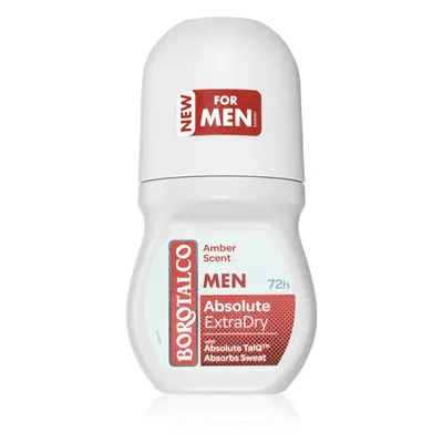 Borotalco MEN Dry deodorante roll-on ore αρώματα Amber