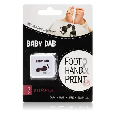 Baby Dab Foot & Hand Print Purple colore per impronte per bambini