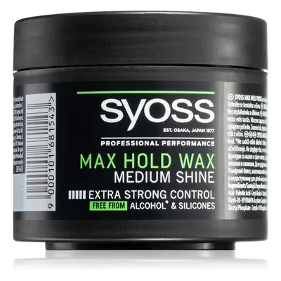 Syoss Max Hold cera modellante con fissaggio extra forte