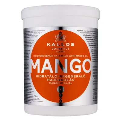 Kallos KJMN Professional Mango maschera rinforzante con olio di mango