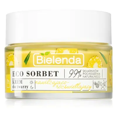 Bielenda Eco Sorbet Pineapple crema viso idratante e illuminante