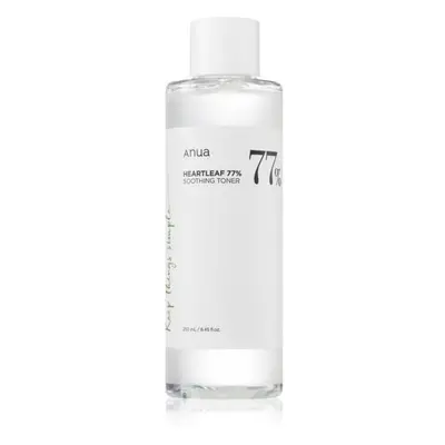 Anua Heartleaf 77% Soothing Toner lozione detergente e calmante per ripristinare la barriera cut