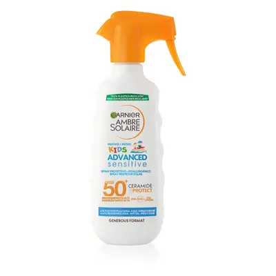 Garnier Ambre Solaire Advanced Sensitive Kids latte abbronzante protettivo in spray SPF 50+ per 